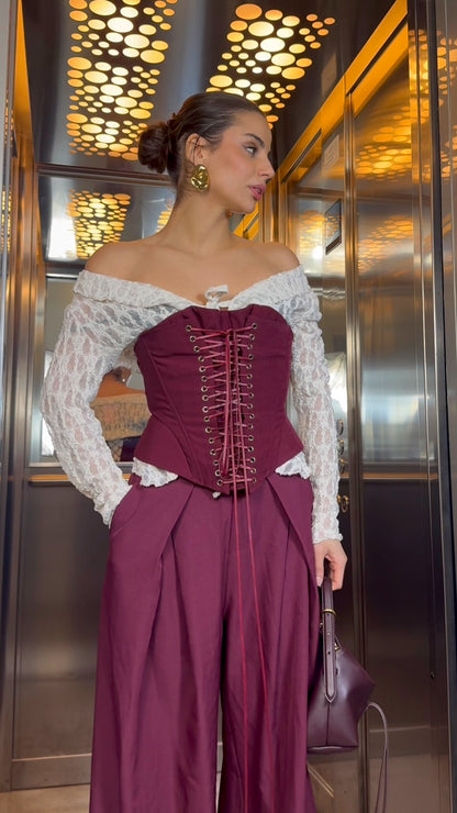 Corset Vogue Burgundy