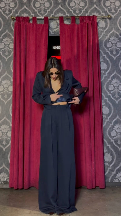 Tailleur Intreccio Blu