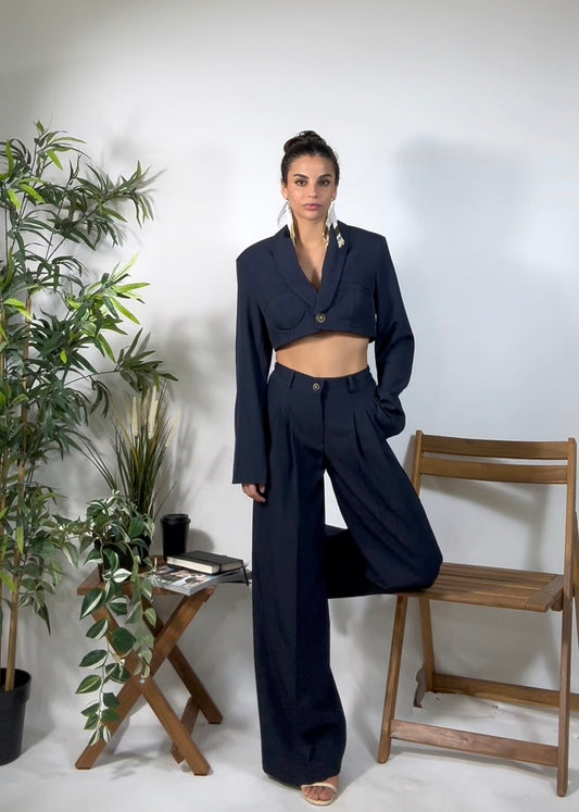 Tailleur Frame Blu