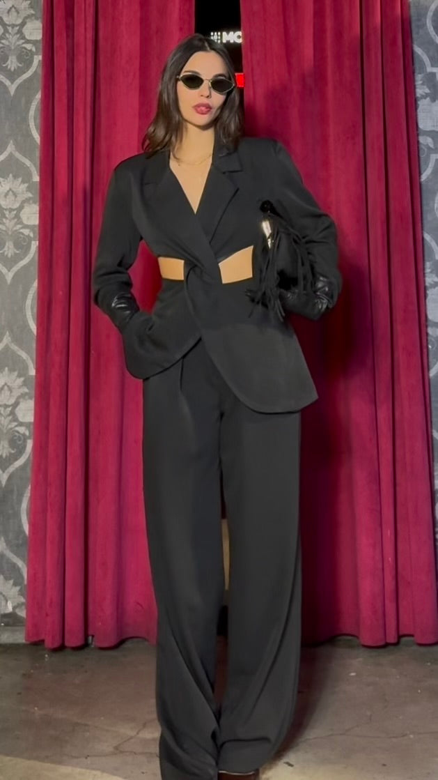 Tailleur Intreccio Nero