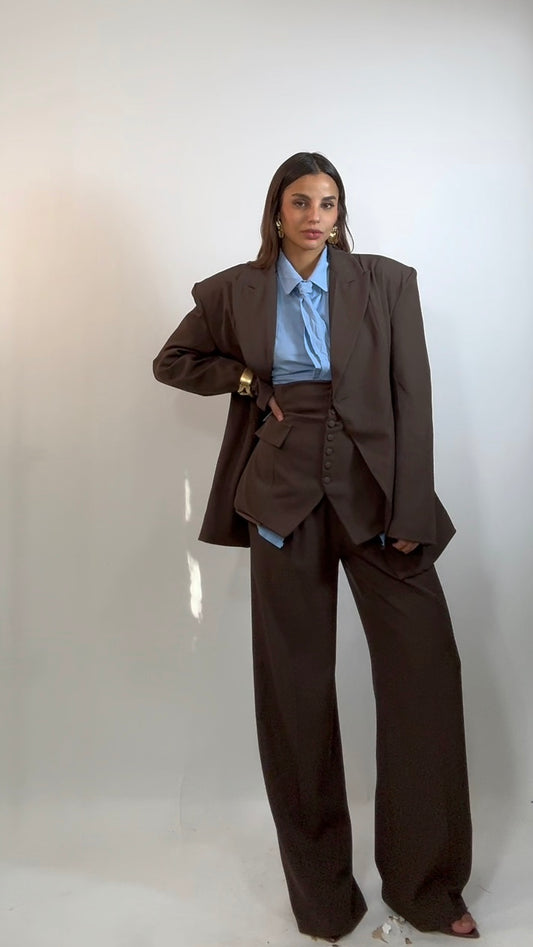 Tailleur Iconic  Choco